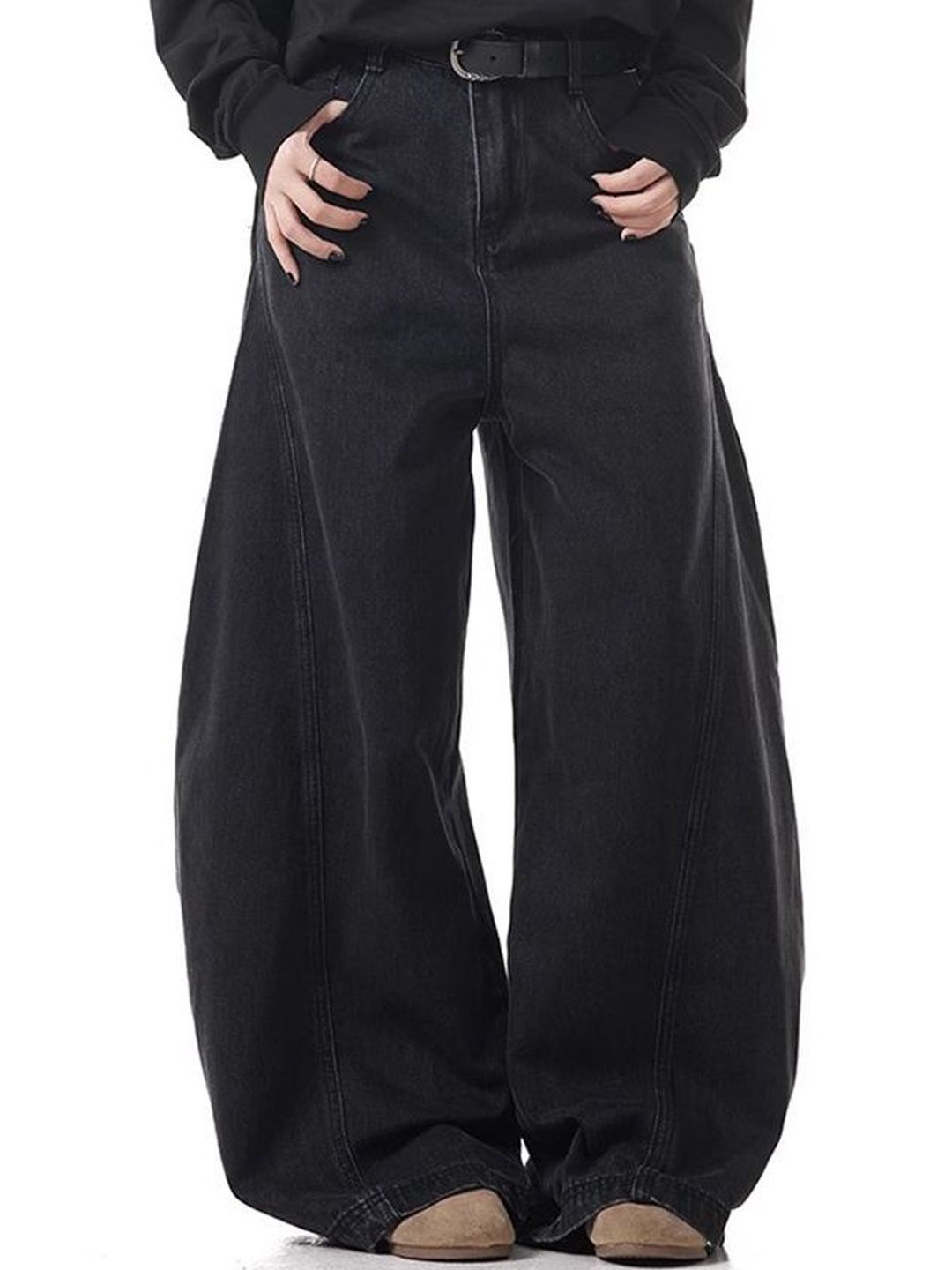 StyleCast x Revolte Men Wide Leg Mid-Rise Jeans-picture-30