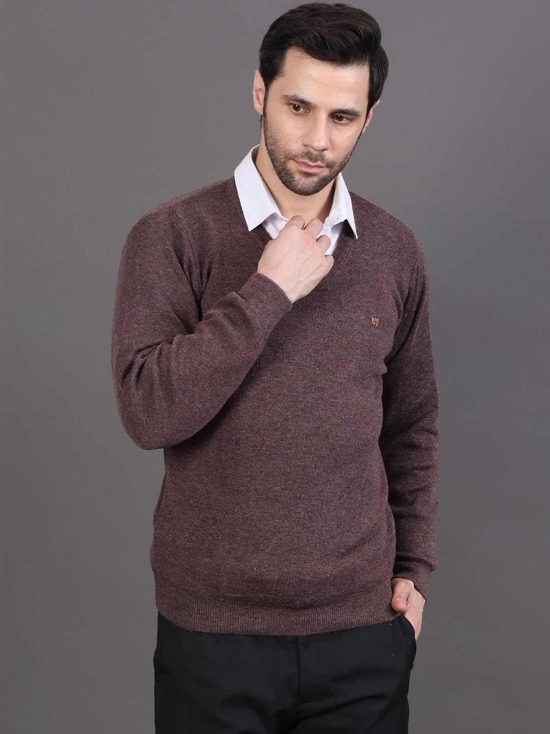 GRACIT Men Woollen Pullover-picture-19