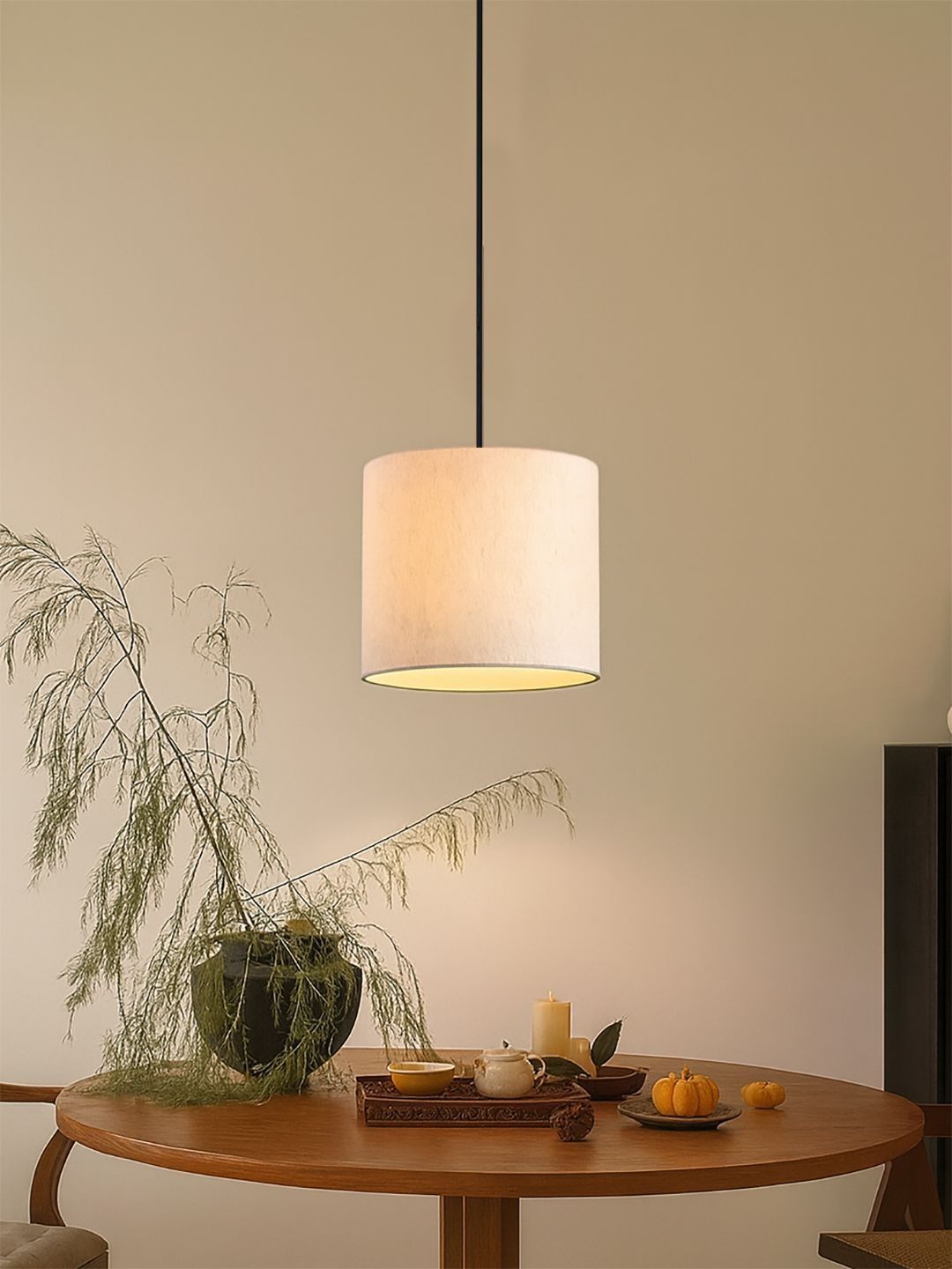 Decorcity Beige & Beige Contemporary Ceiling Lamp-picture-43