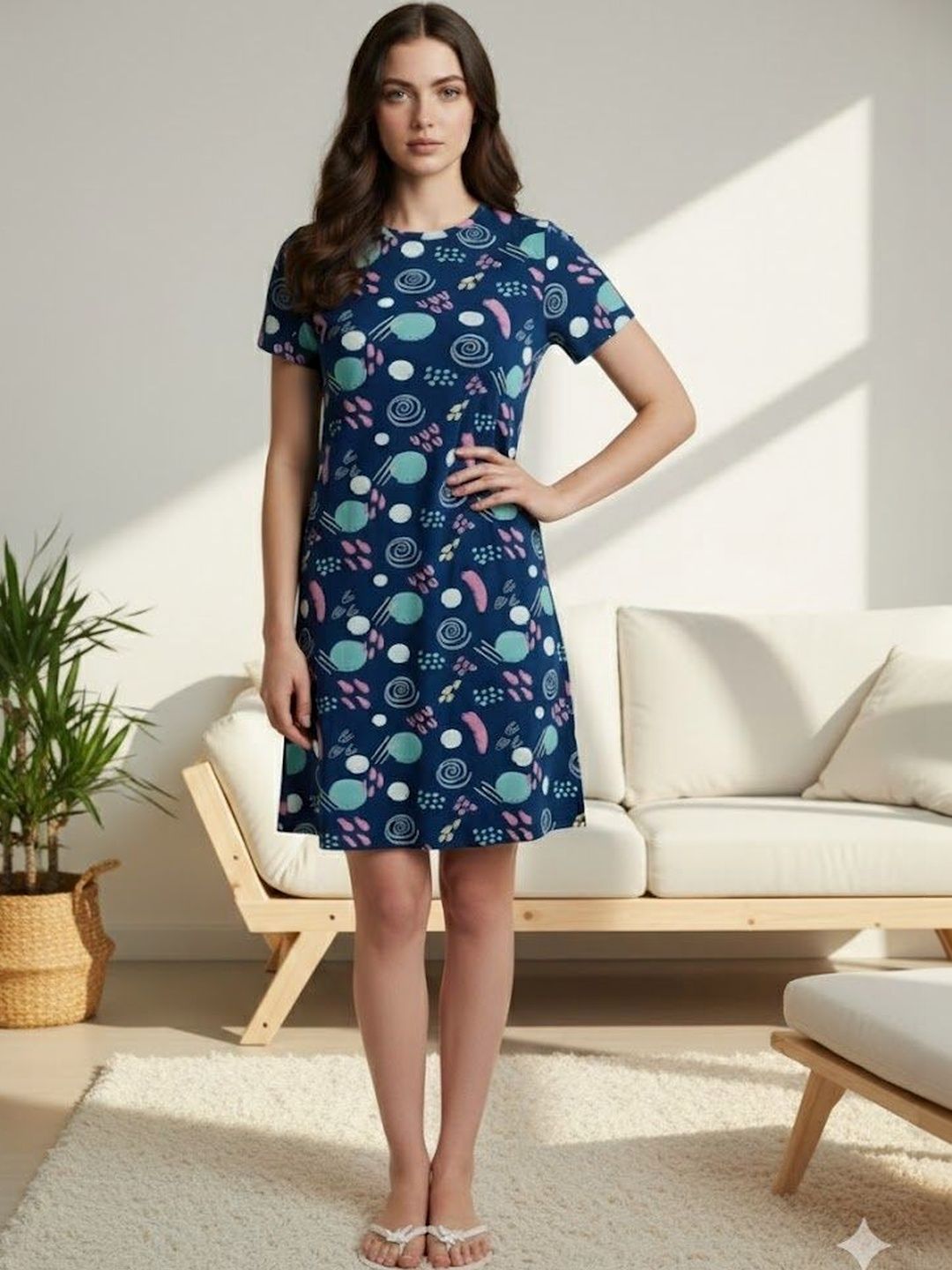 ETC Printed Nightdress-picture-40