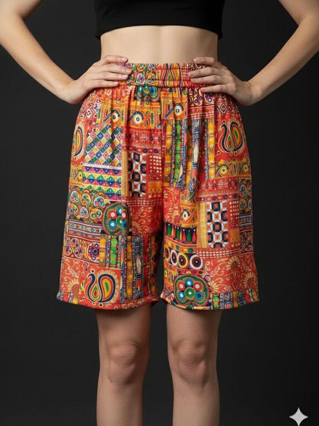 Vagisha Women Printed Outdoor Shorts-picture-30