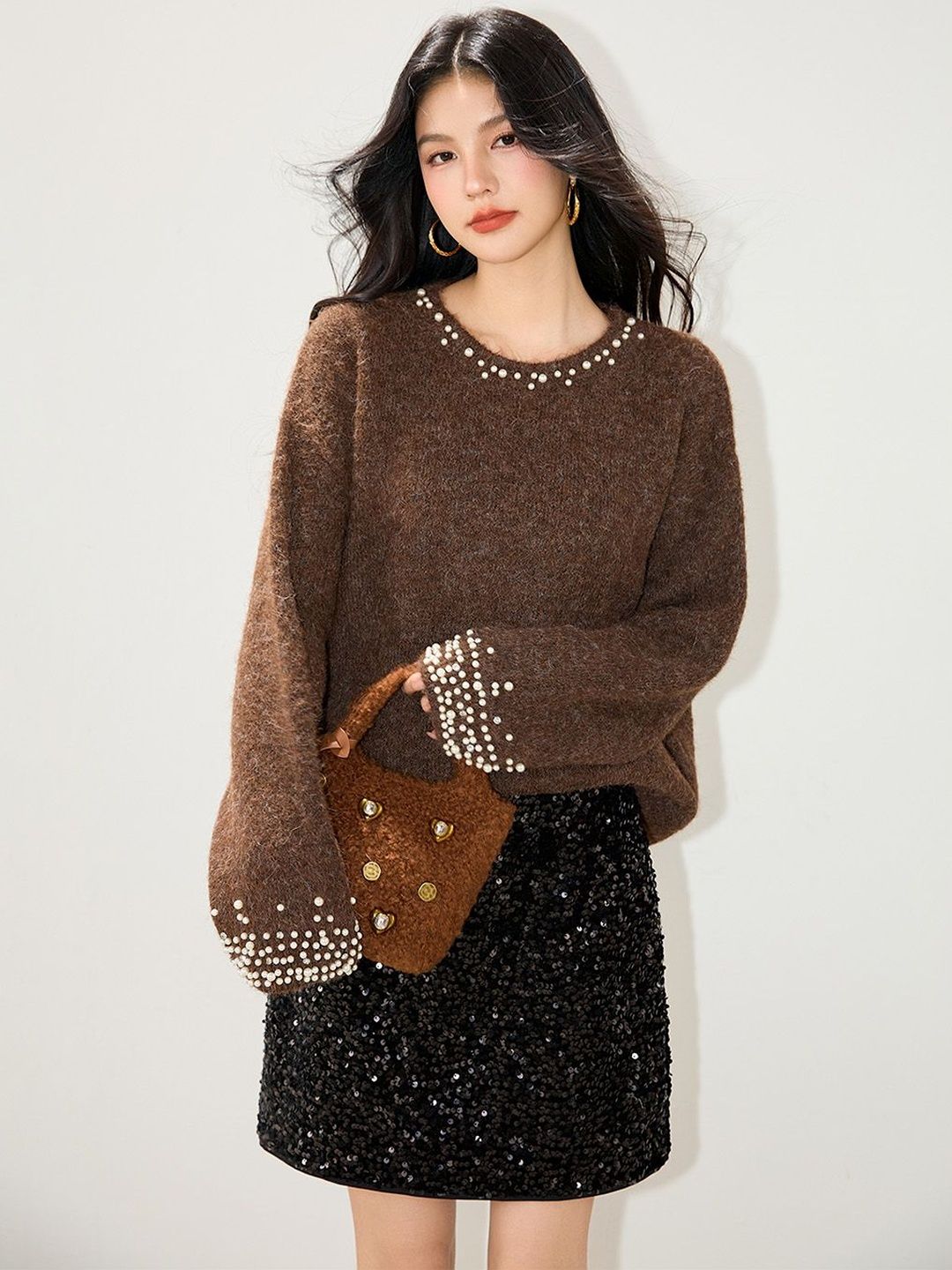 JC Collection Women Pullover with Embellished Detail-picture-34