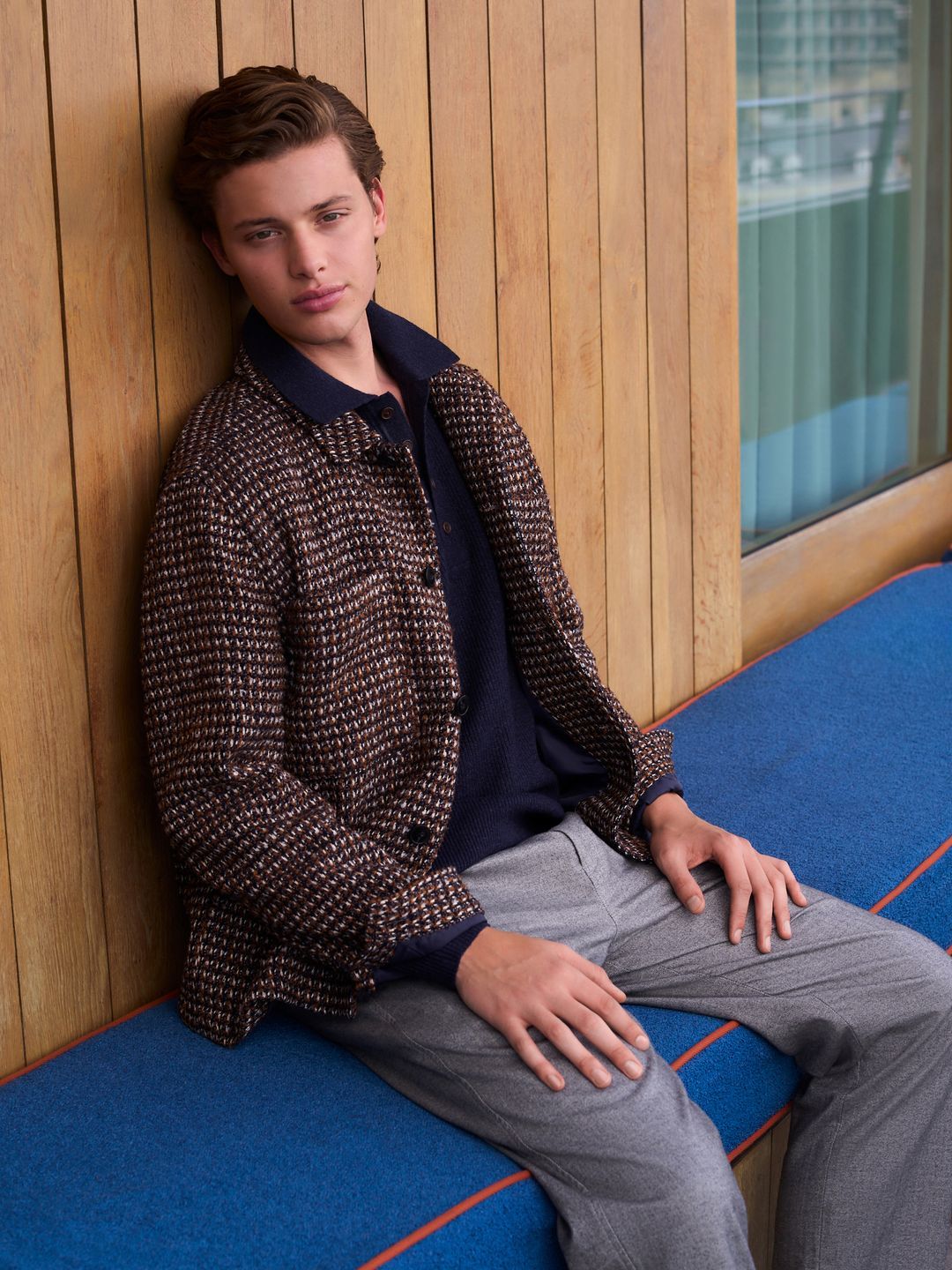 NEXT Men Checked Tailored Jacket-picture-43