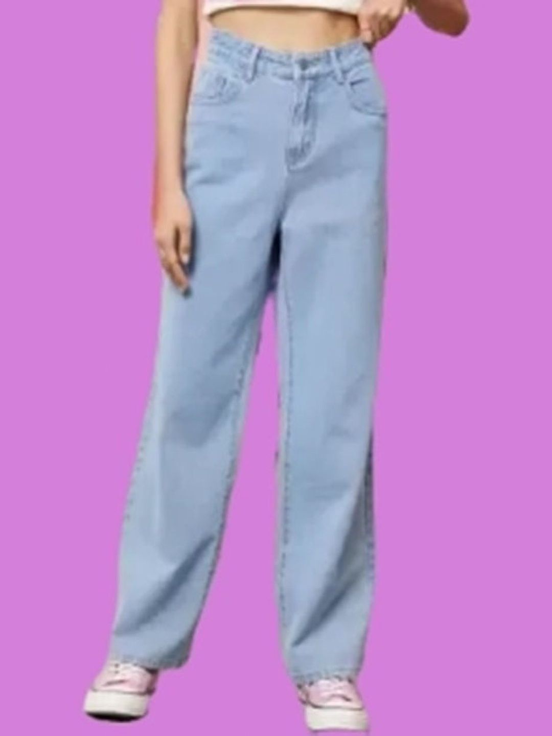 Mevan Women Regular Fit Mid-Rise Light Fade Stretchable Jeans-picture-12