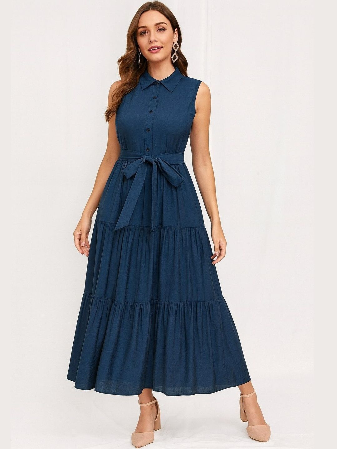 MATMA FASHION A-Line Midi Dress-picture-22