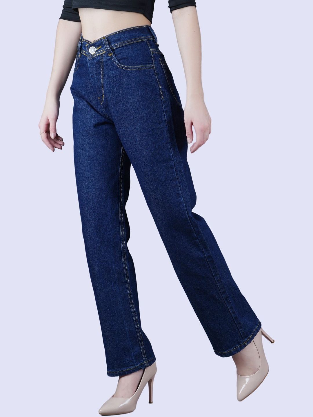 Mevan Women Regular Fit Mid-Rise Stretchable Jeans-picture-14