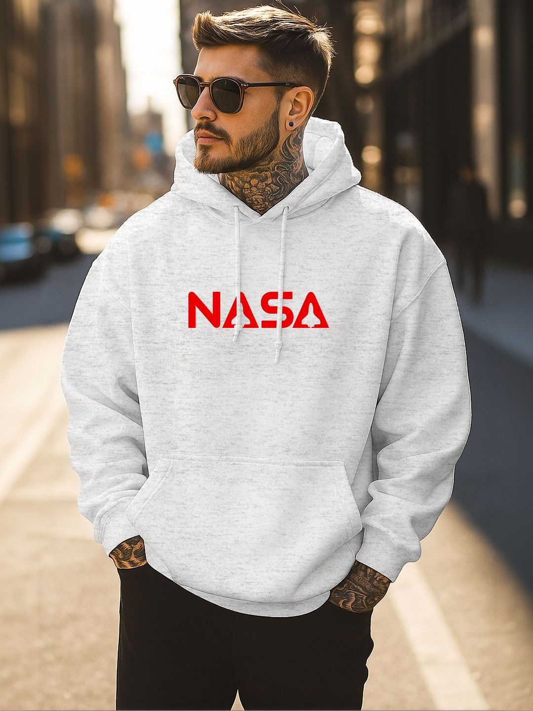 Triptee Men Printed Hooded Sweatshirt-picture-52