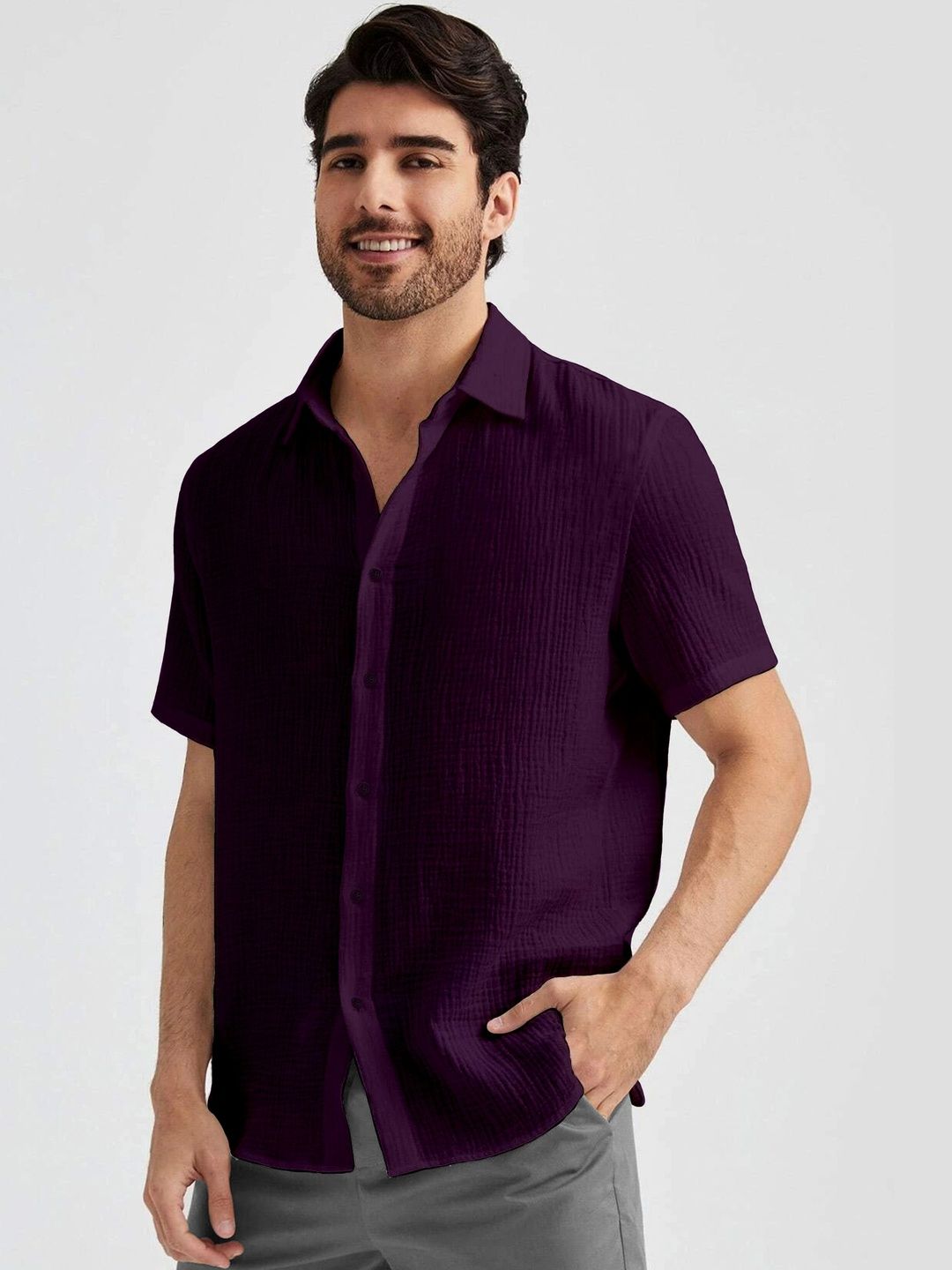 Color Bucket Men Standard Casual Shirt-picture-23