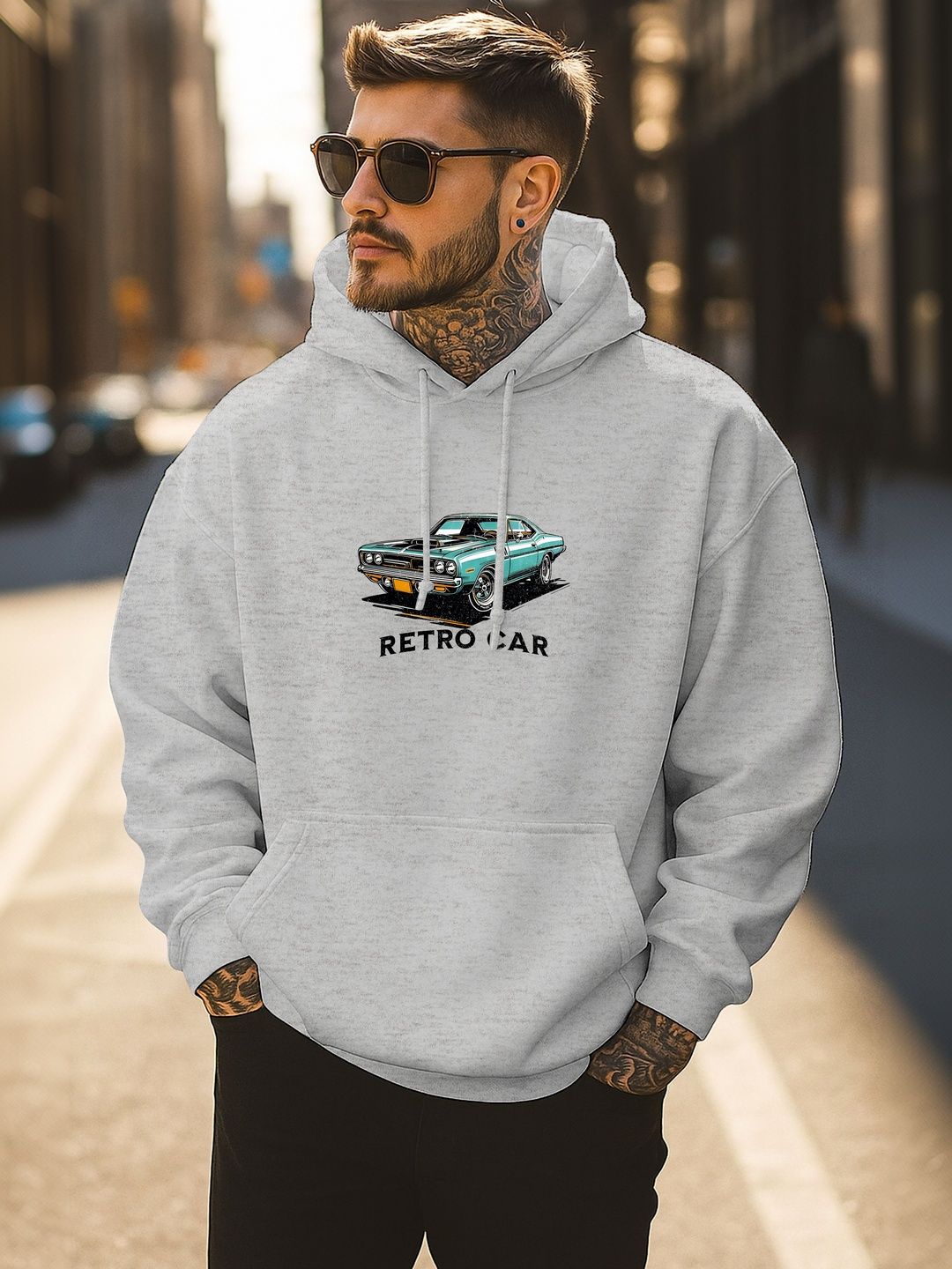 Triptee Men Printed Hooded Sweatshirt-picture-40