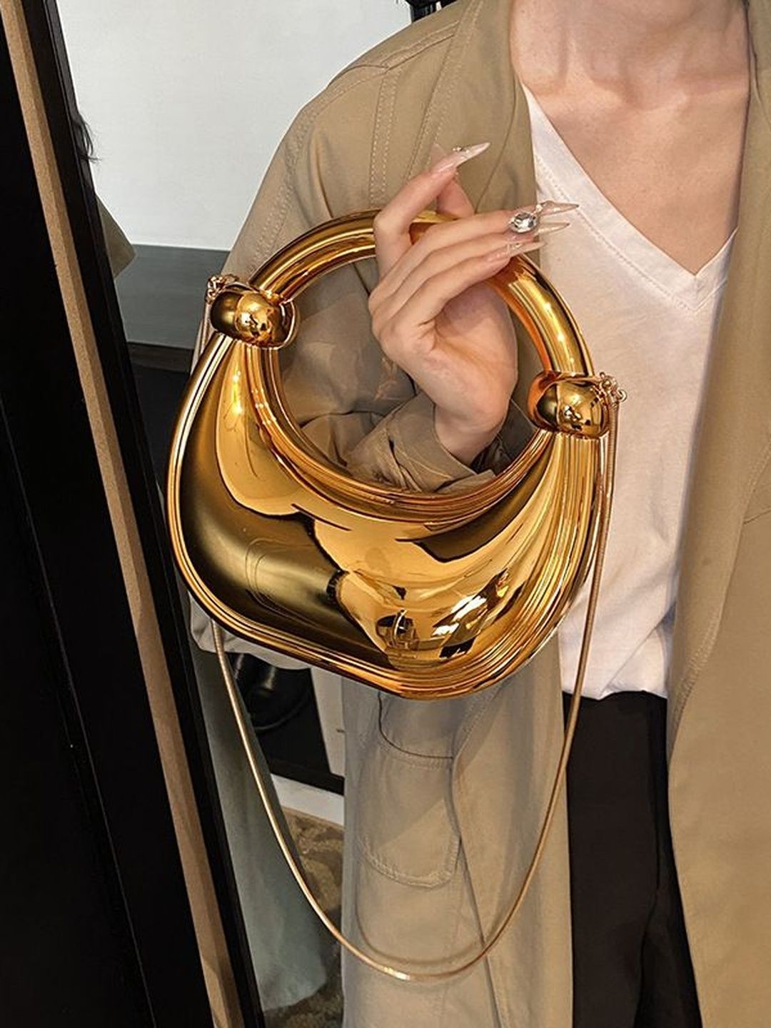 bebe Half Moon Handheld Bag-picture-38