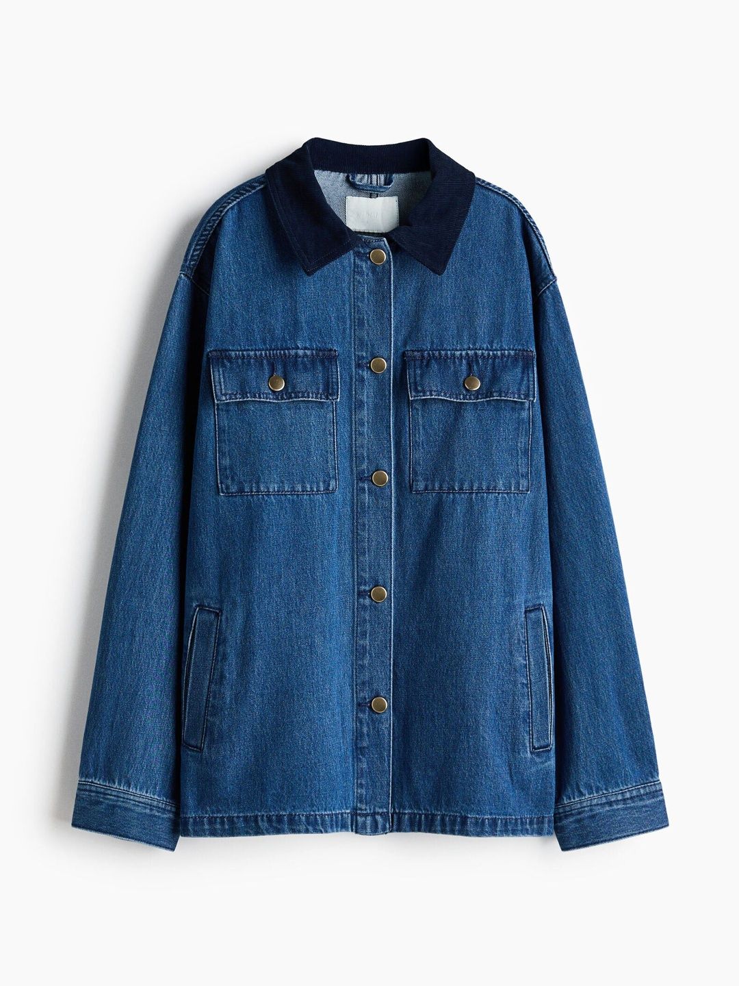 H&M Corduroy-Collar Denim Jacket-picture-39