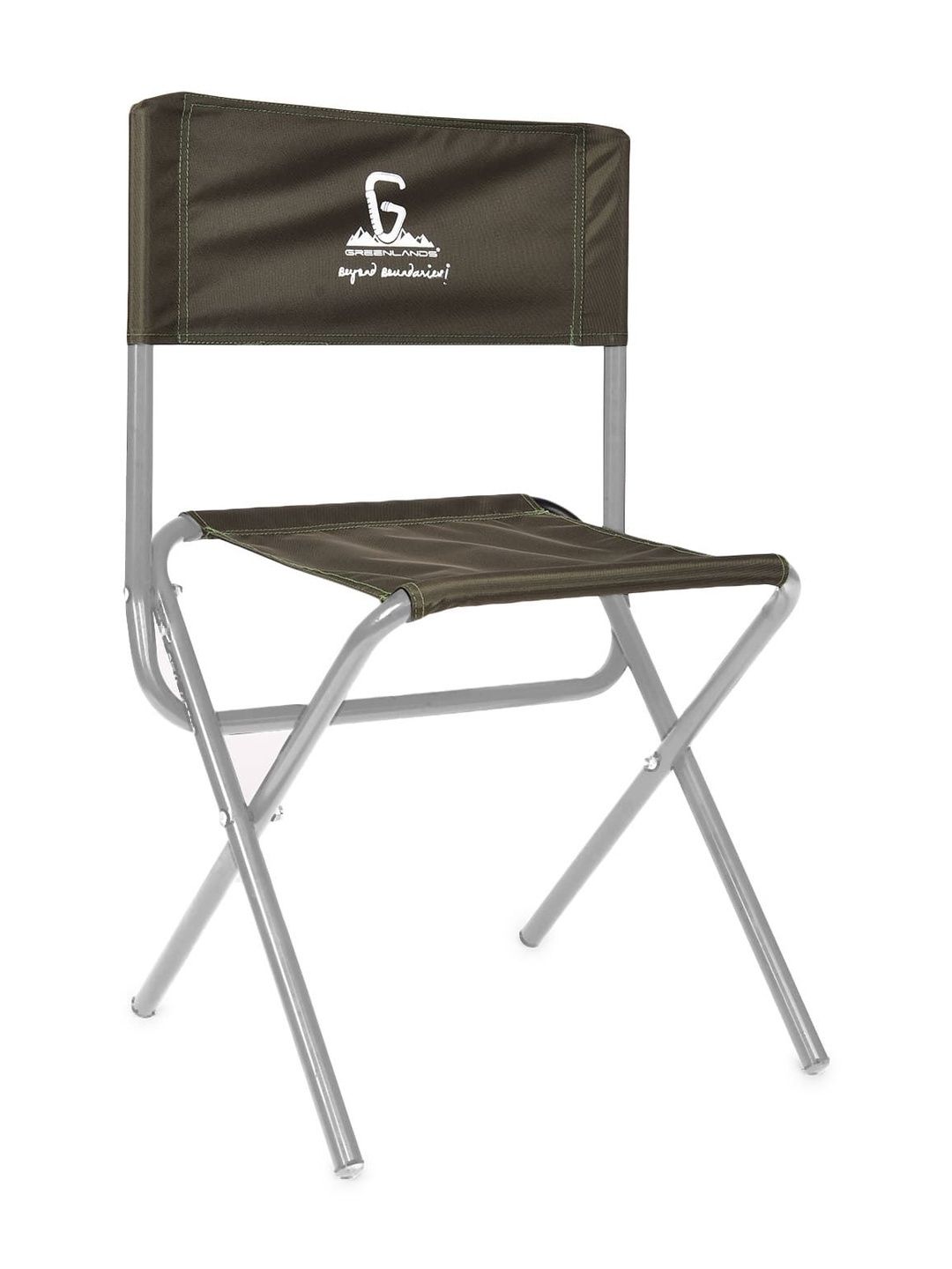 GREENLANDS Olive & Grey Textured Foldable Outdoor Chair