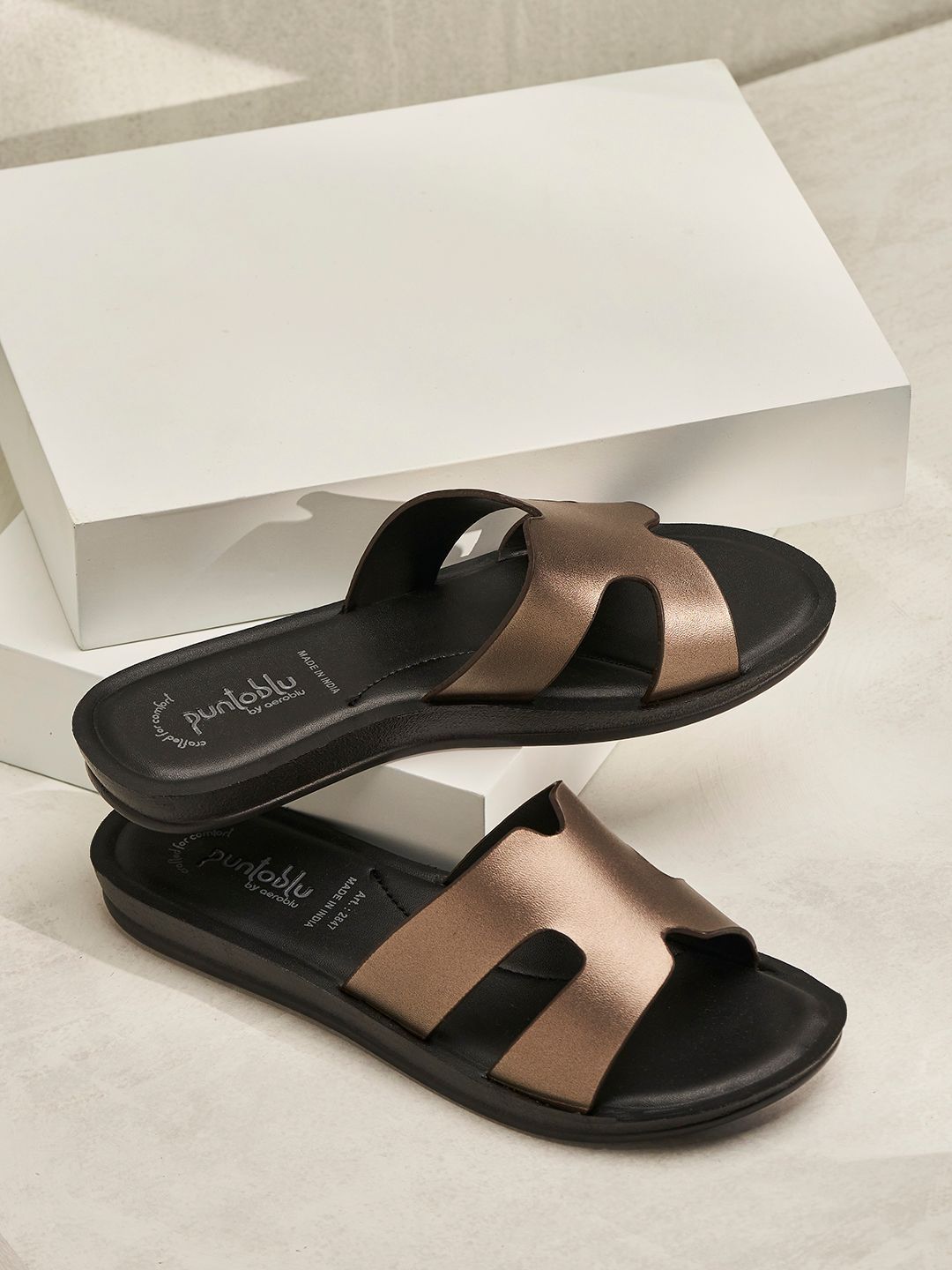 Puntoblu Women Open Toe Flats-picture-17