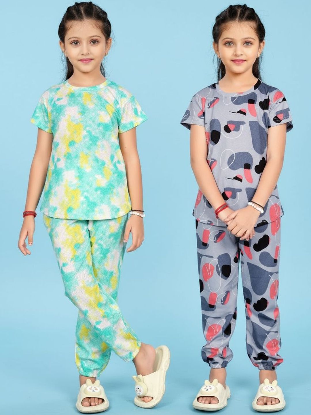 LITBABY Girls Printed Maxi Nightdress-image-48