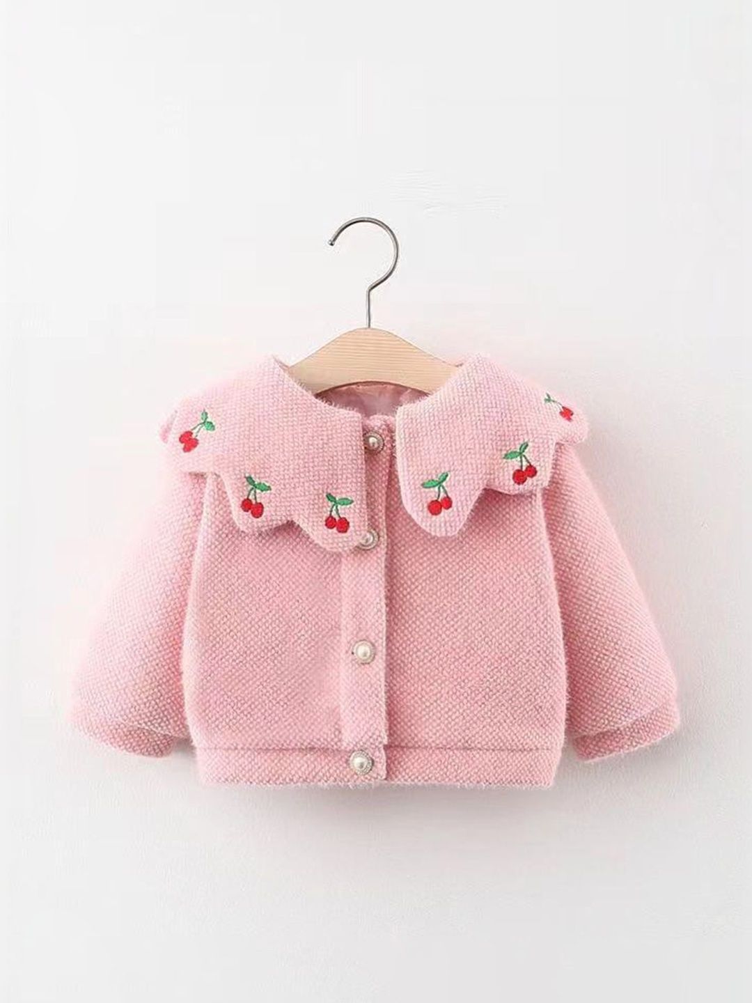 LULU & SKY Girls Floral Woven with Embroidered Jacket-picture-31