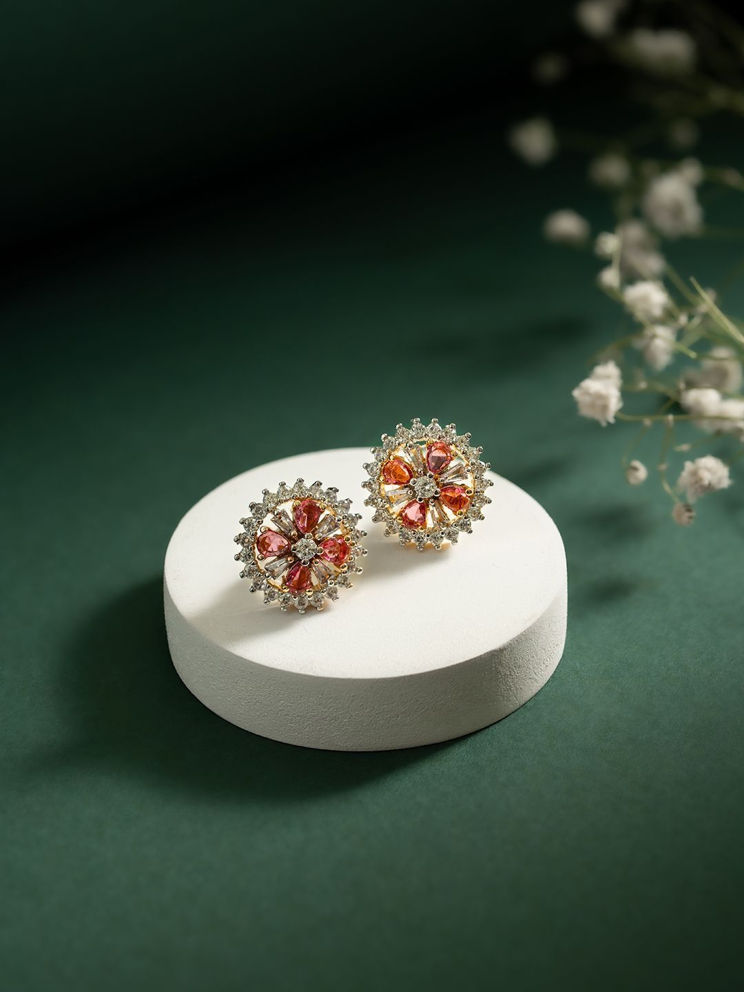 Voylla Floral Studs Earrings-picture-24