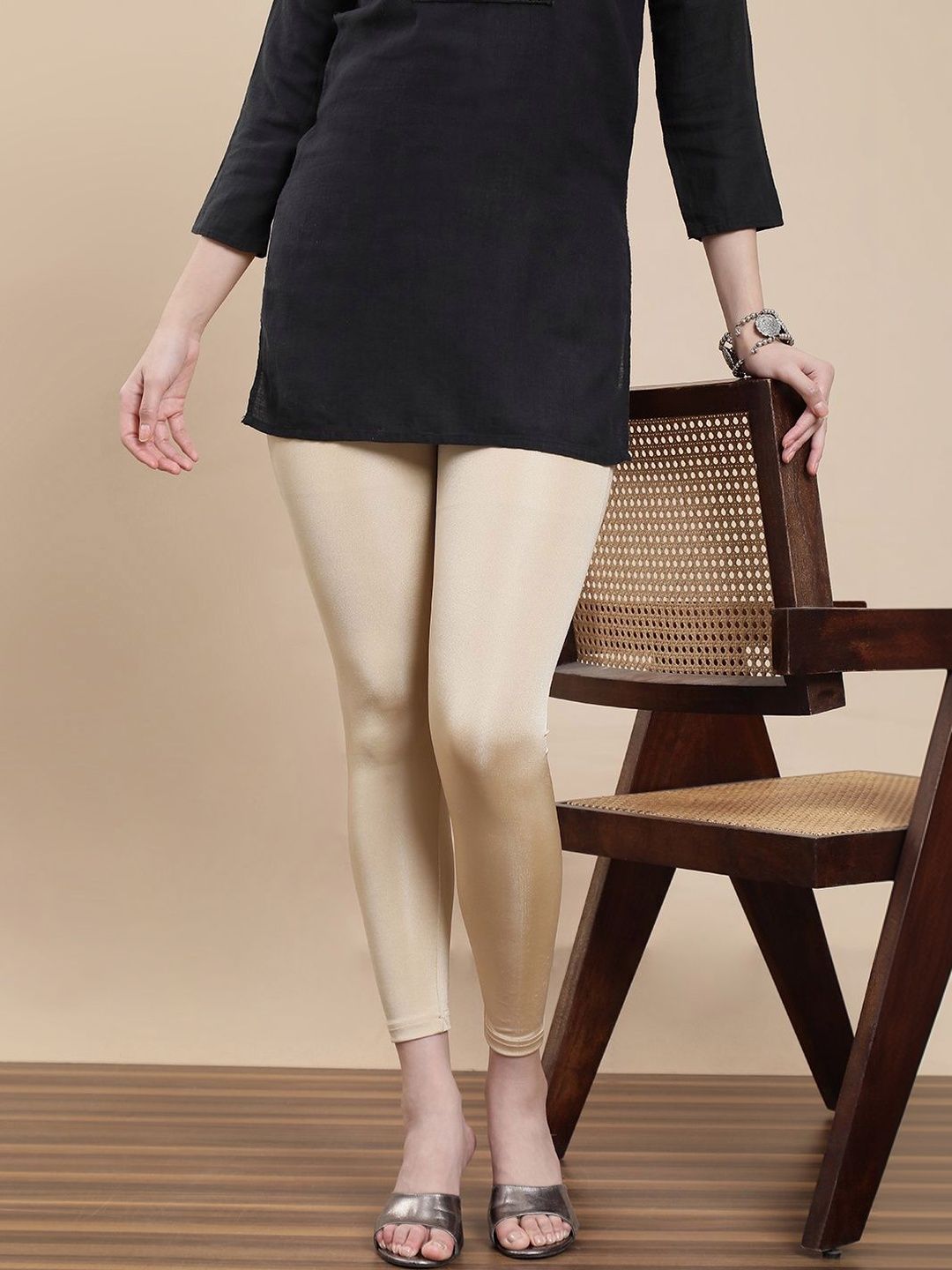 De Moza Mid-Rise Ankle Length Leggings-picture-10
