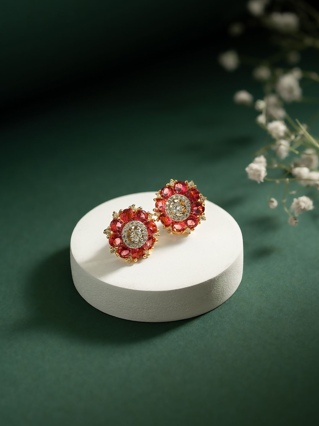 Voylla Floral Studs Earrings-picture-21