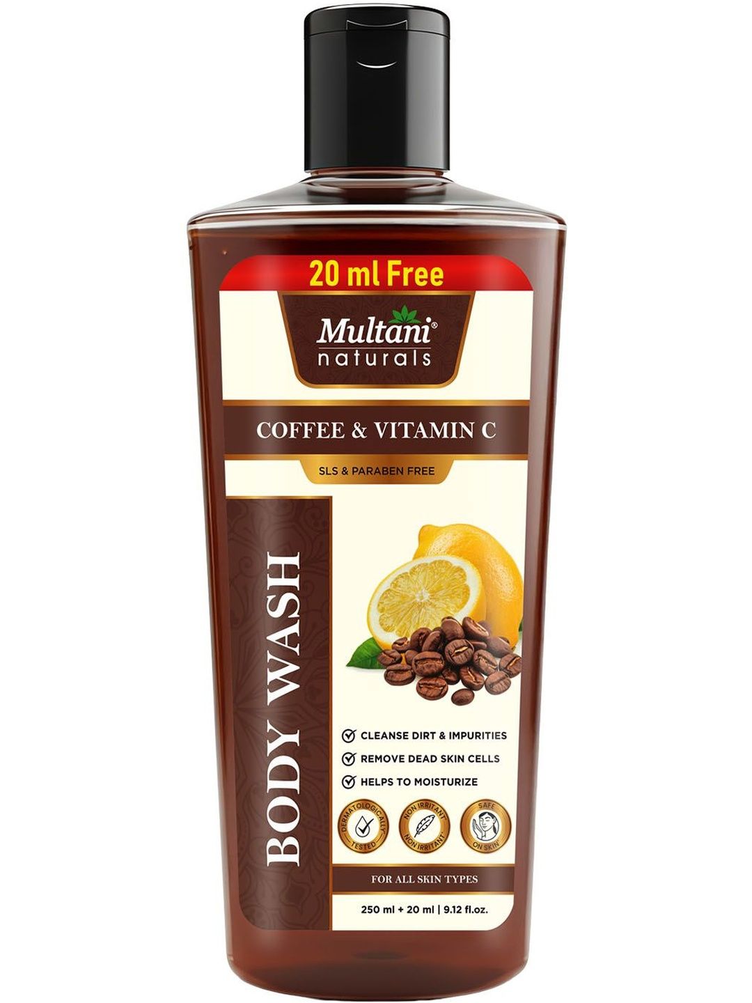 Multani Naturals Coffee & Vitamin C Body Wash - 270 ml-image-29