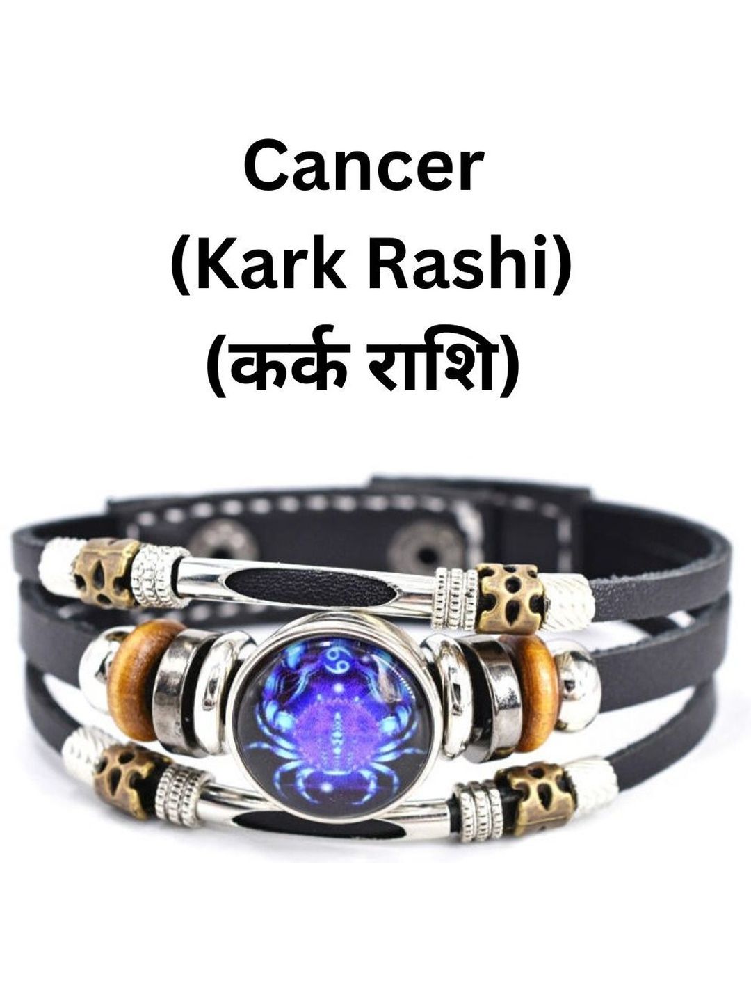 P. R. PRINTS Unisex Leather Wraparound Bracelet-picture-18