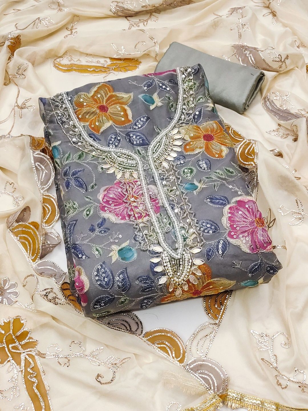 MANVAA Embroidered Unstitched Dress Material-image-43