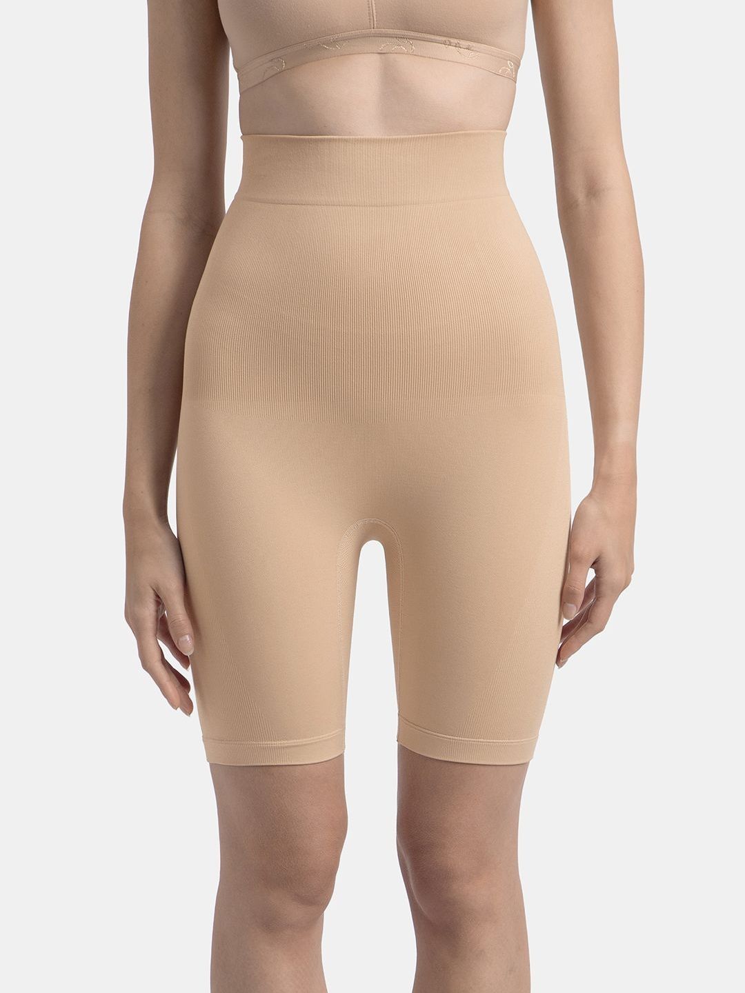 Jockey High Waist Microfiber Elastane Stretch Seamfree Shorts Shapewear - Sh18-picture-22