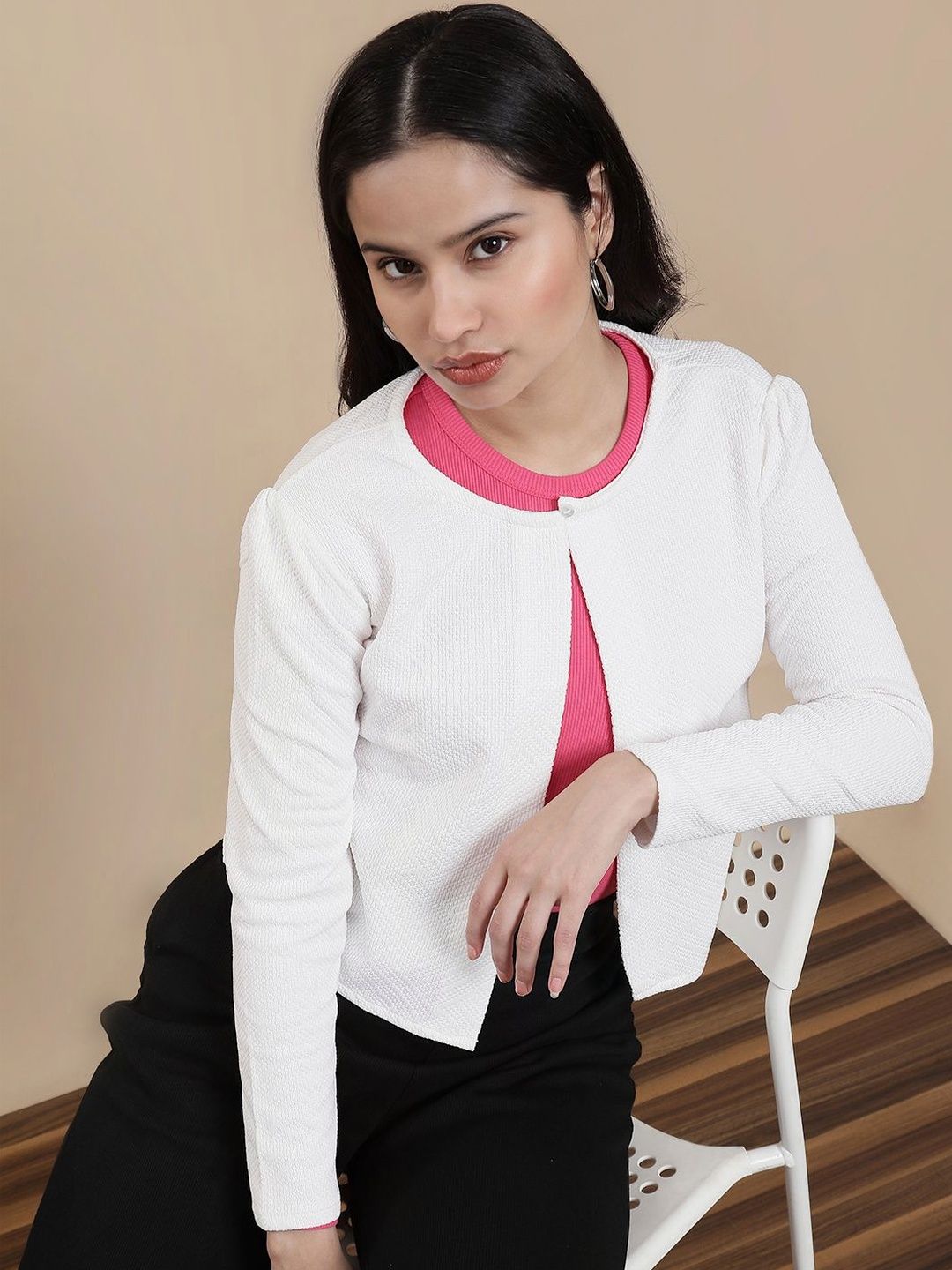 De Moza Women Crop Shrug-picture-35
