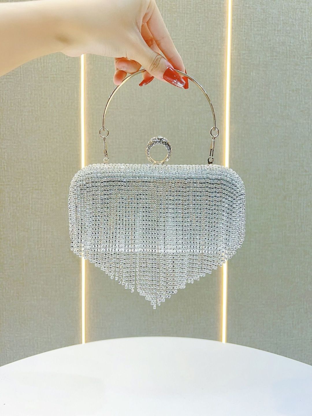 bebe Embellished Structured Handheld Bag-picture-35