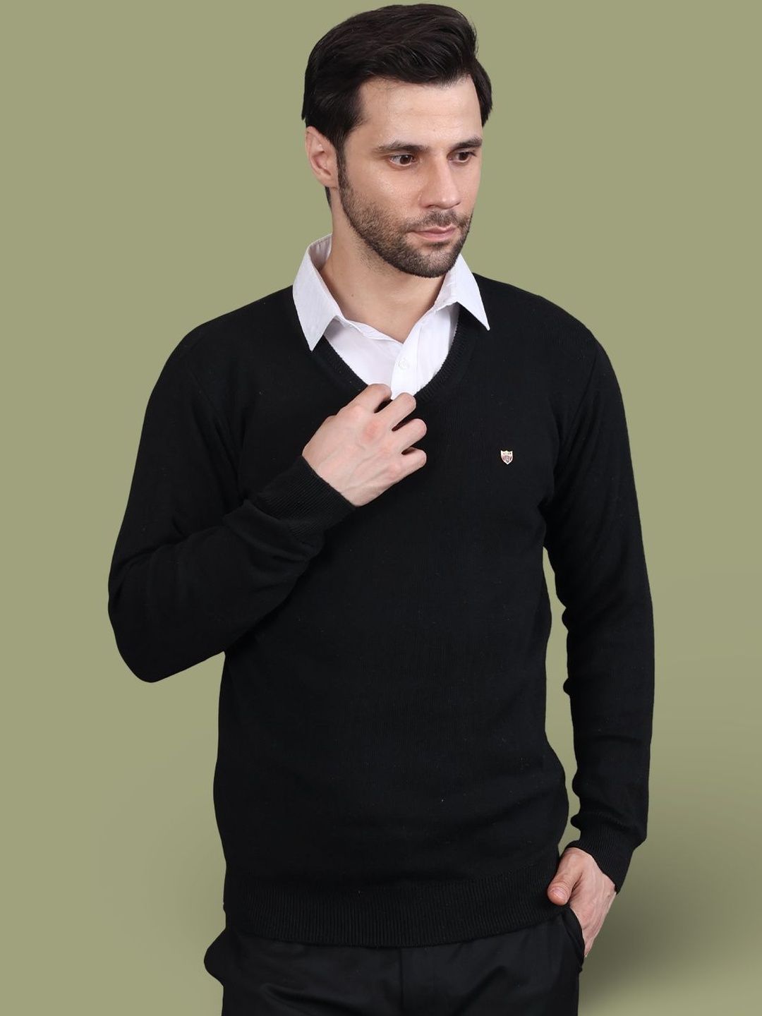 GRACIT Men Woollen Pullover-picture-22