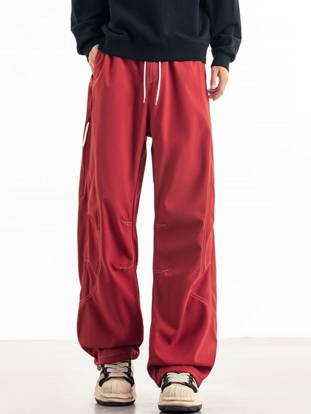 StyleCast x Revolte Men Loose Fit Low-Rise Easy Wash Trousers-picture-30