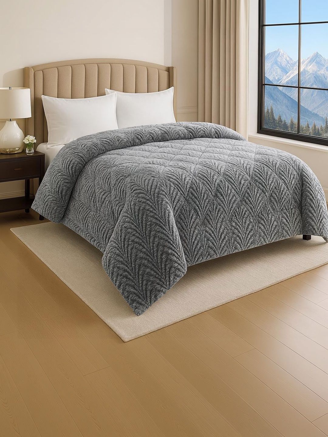 Signature Floral Mink Heavy Winter Blanket-picture-26