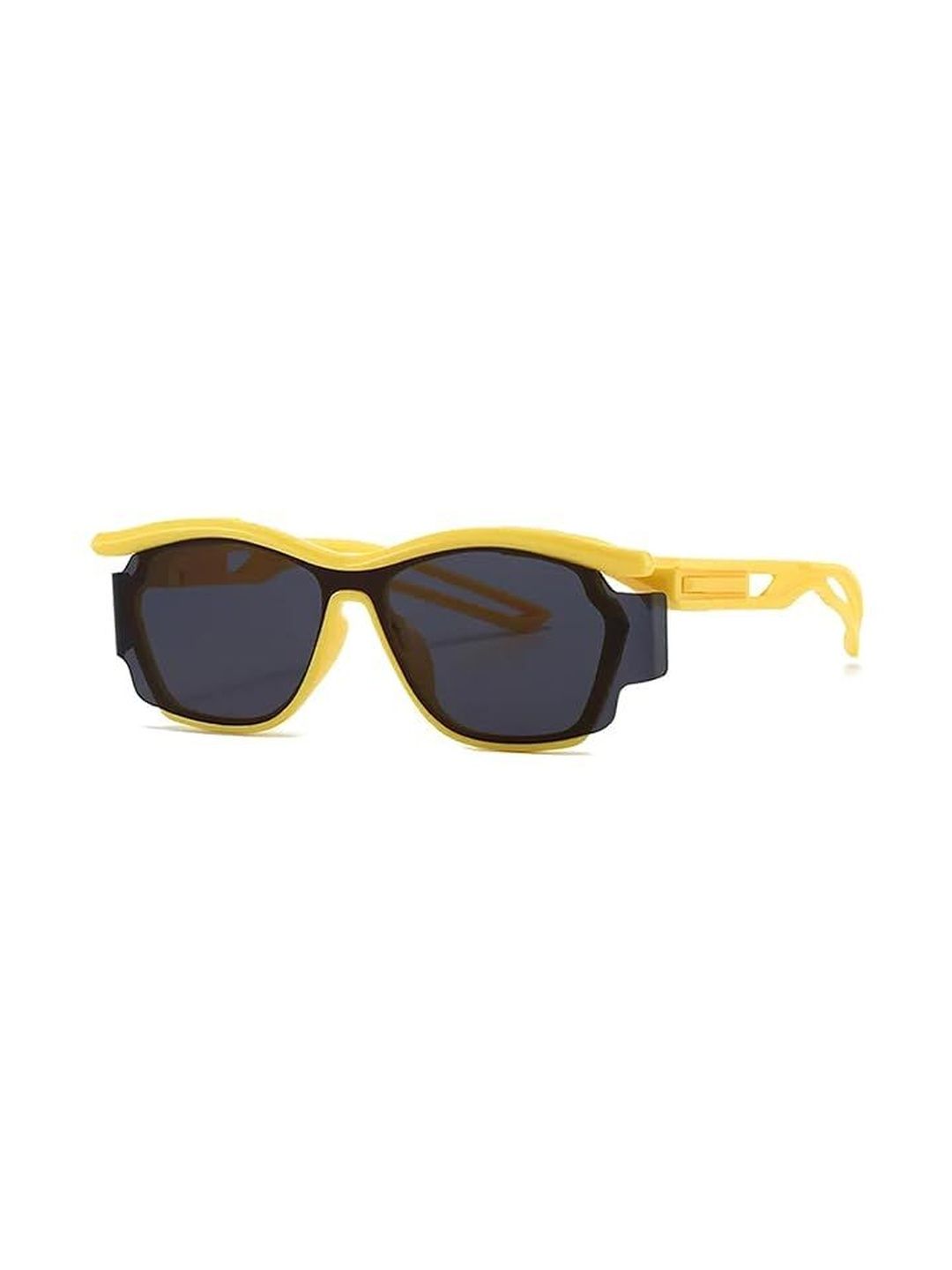 AUGEN Unisex Black Lens & Yellow Sports Sunglasses with-picture-36