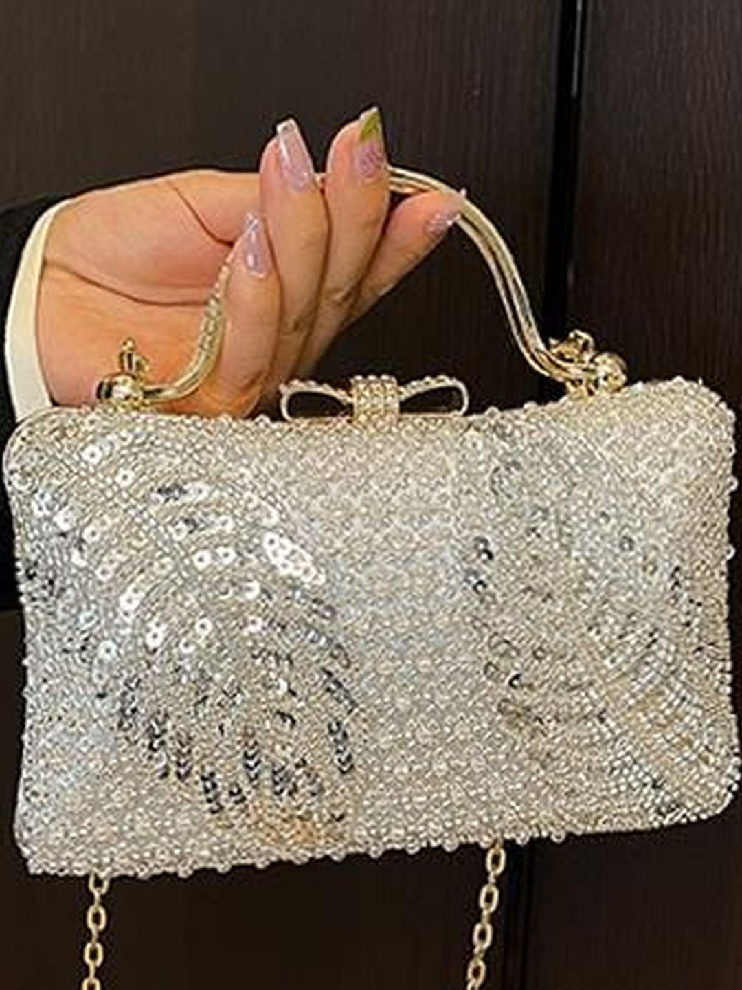 CORSICA Embellished PU Structured Handheld Bag-picture-33