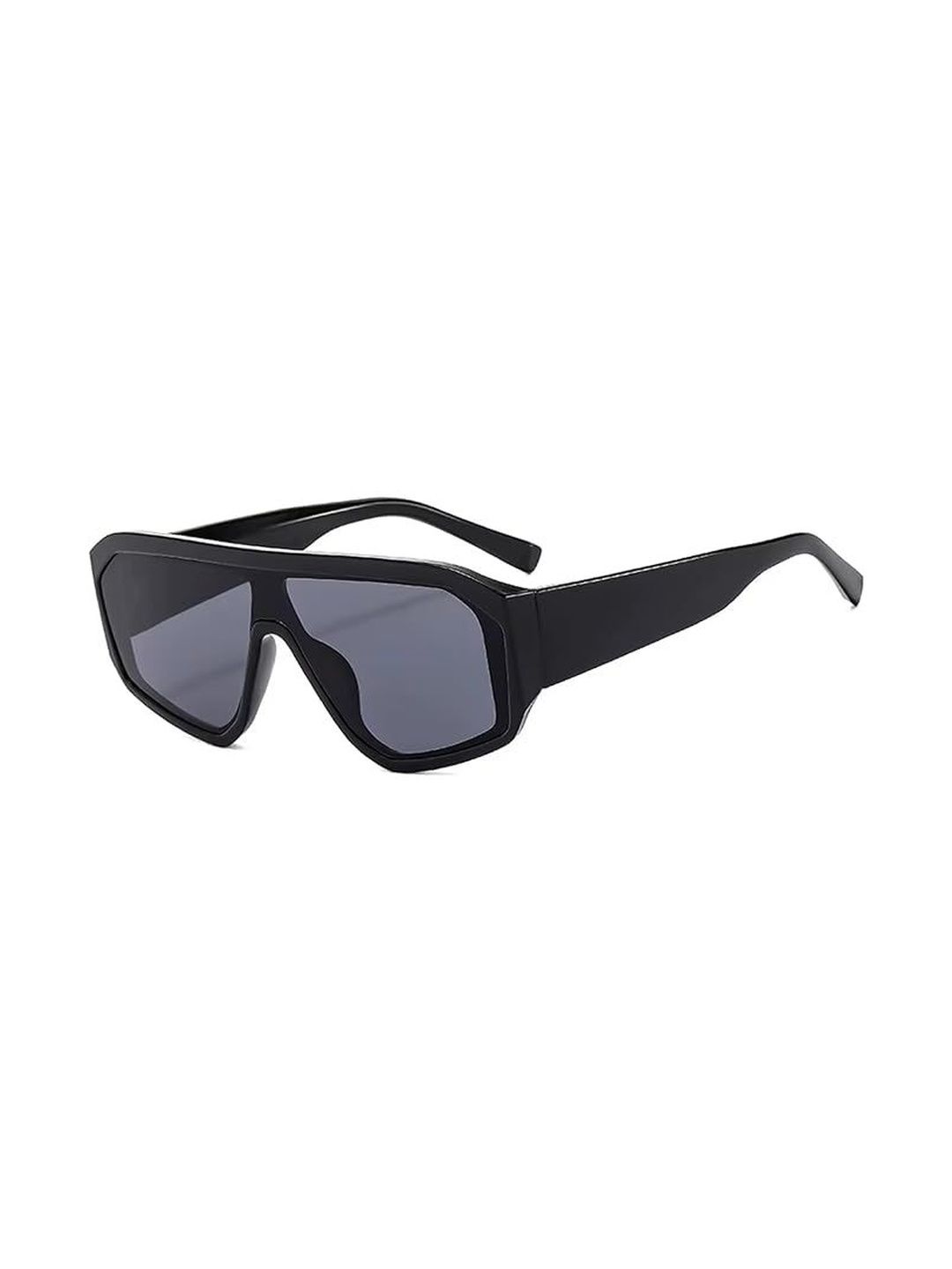 AUGEN Unisex Black Lens & Black Shield Sunglasses with-picture-38