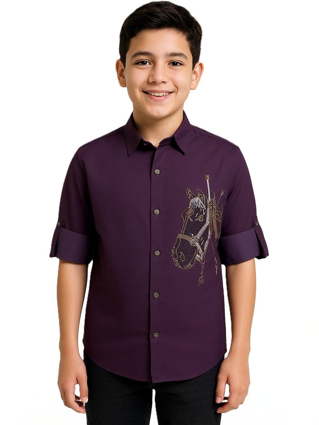 CHARCHIT Boys Comfort Casual Shirt-picture-28
