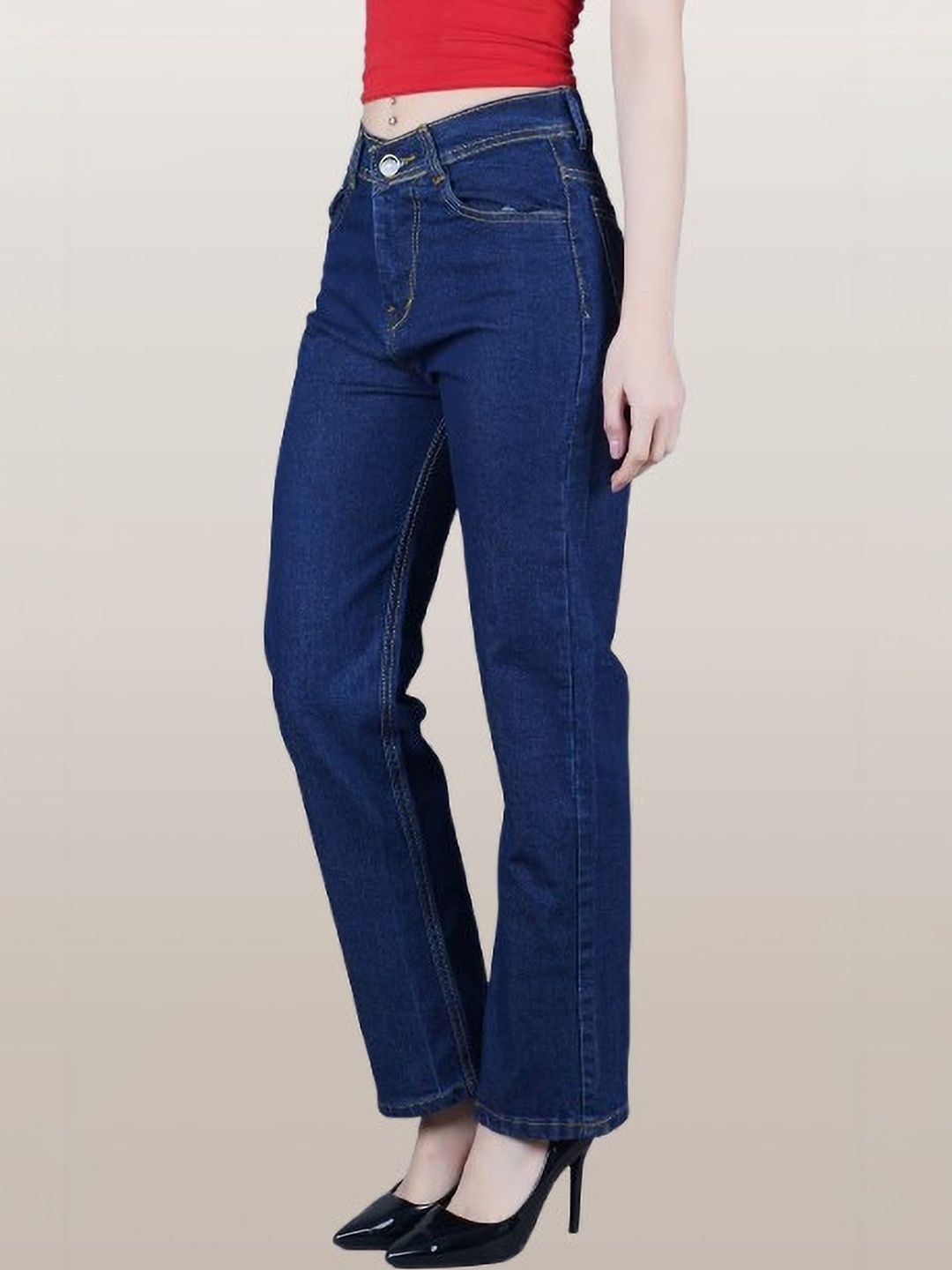 Mevan Women Regular Fit Mid-Rise Stretchable Jeans-picture-23