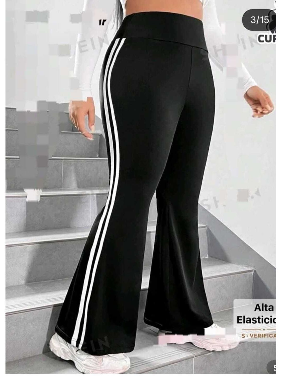 L Fashion Jeans High Rise Flared Yoga Tights-image-33