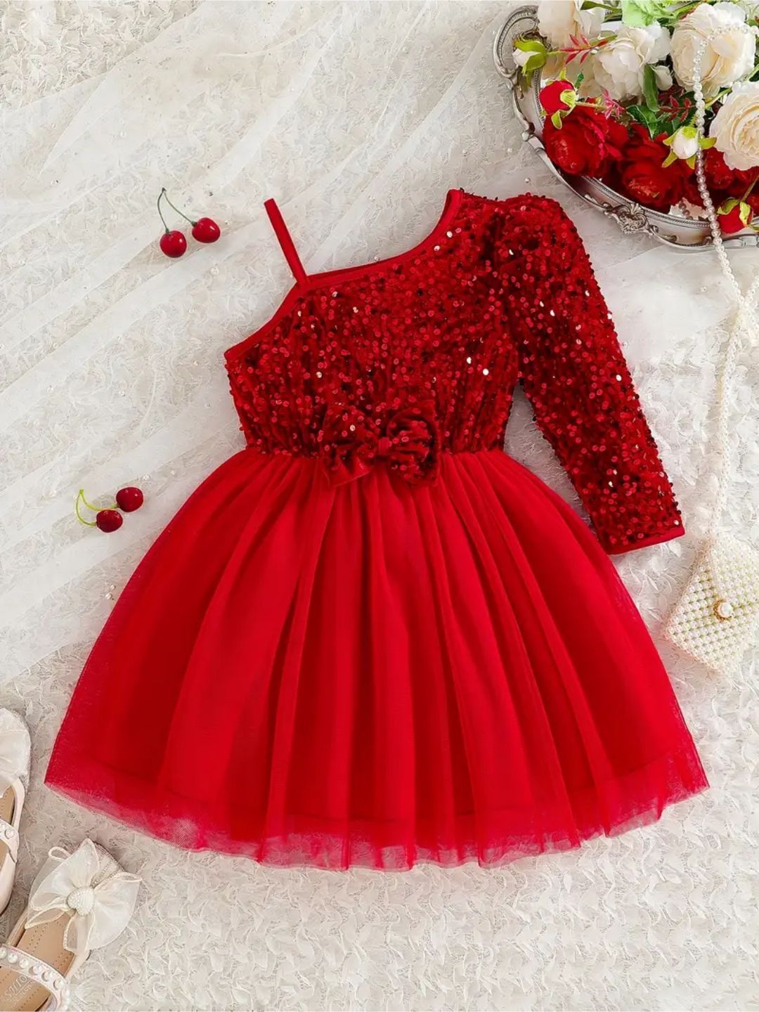 BAESD Floral Print Fit & Flare Dress-picture-50