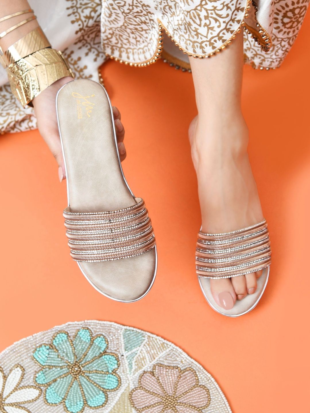 JM Looks Embellished Party Wedge Sandals-picture-30