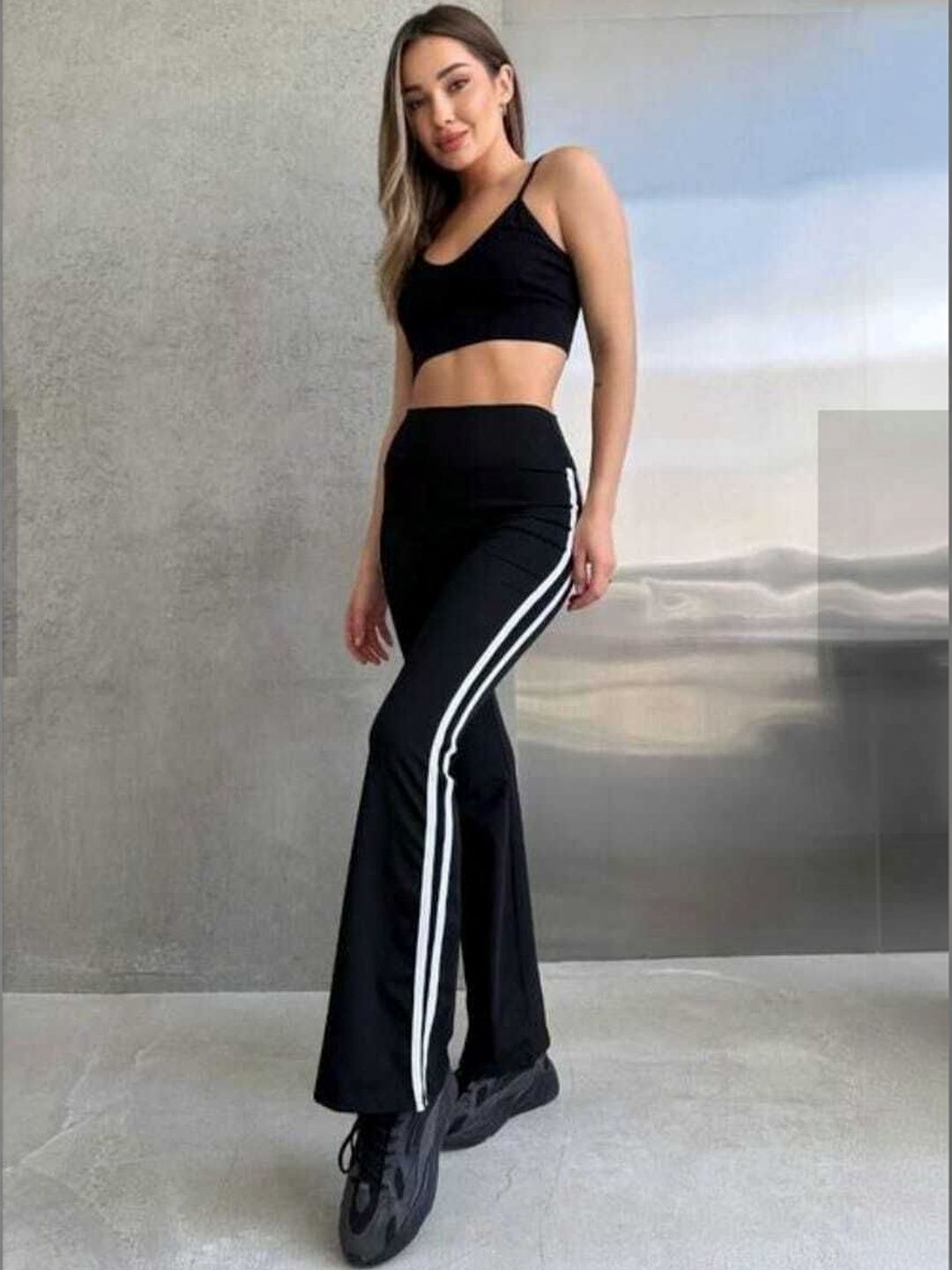 L Fashion Jeans Women Striped Trousers-picture-30