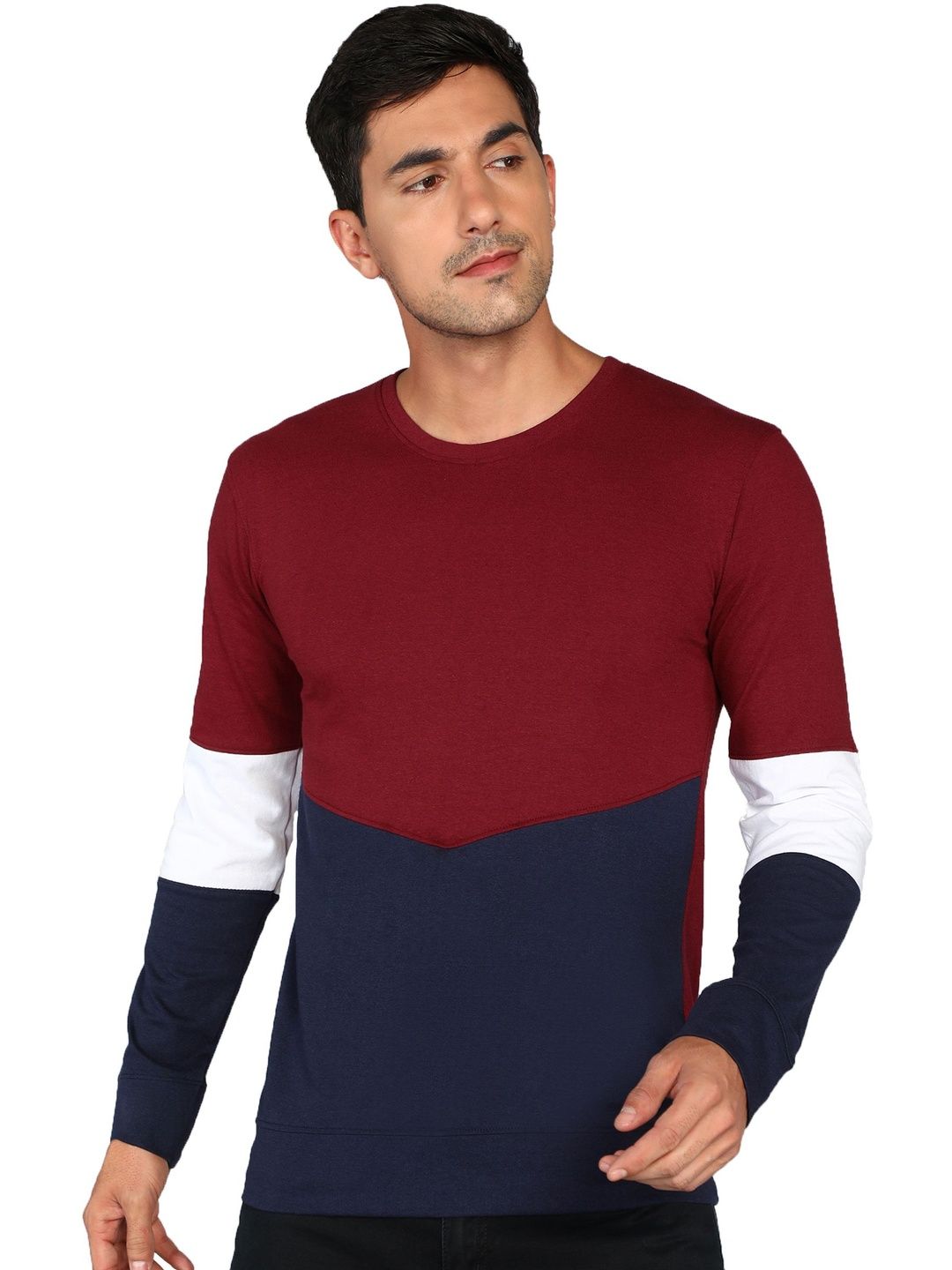 GYRFALCON Men Colourblocked Sweatshirt-picture-13
