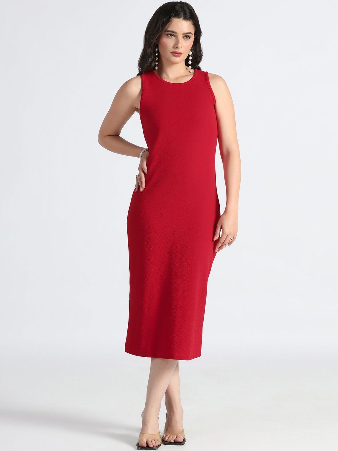 Selvia Edge Sheath Midi Dress-picture-17