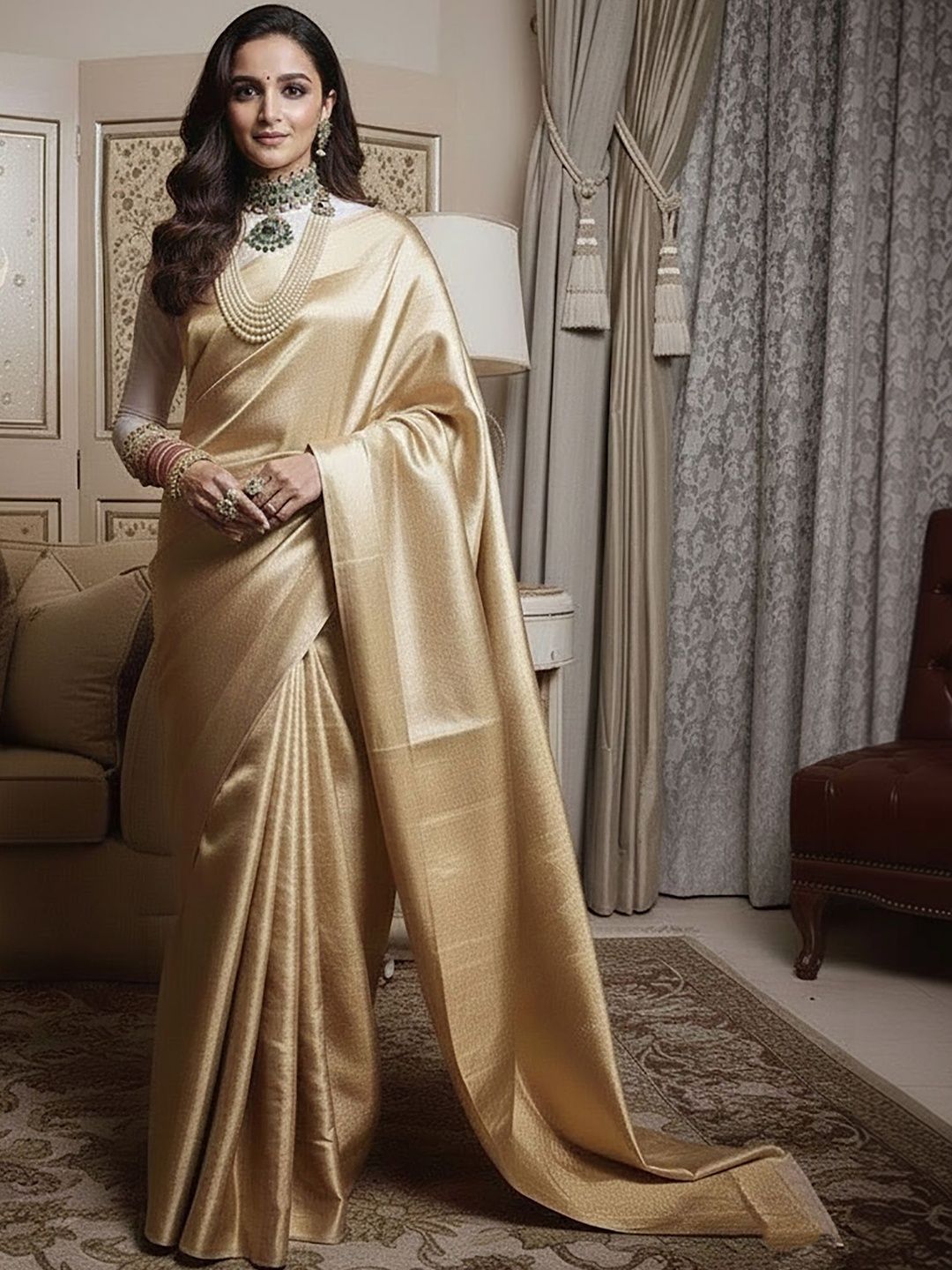 Moda Rapido Woven Design Zari Silk Blend Designer Banarasi Saree-picture-11