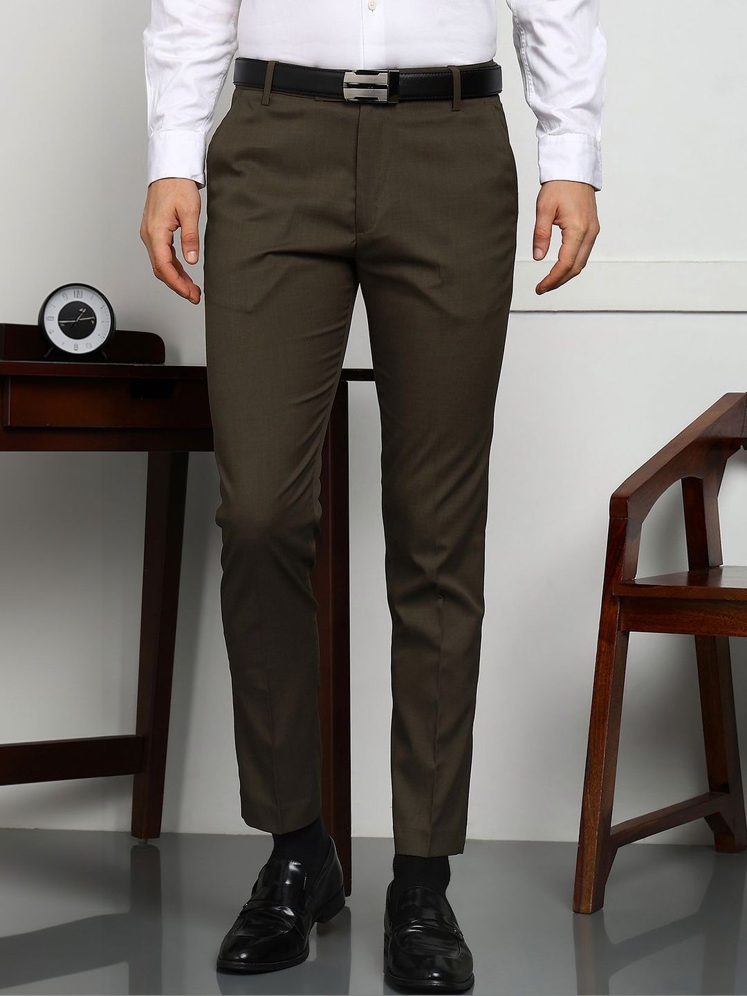 encore by INVICTUS Men Slim Fit Trousers-picture-35