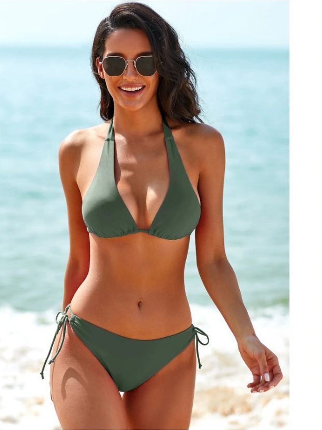 X FASHION GALLRY Halter Neck Swim Bikini Set-picture-23