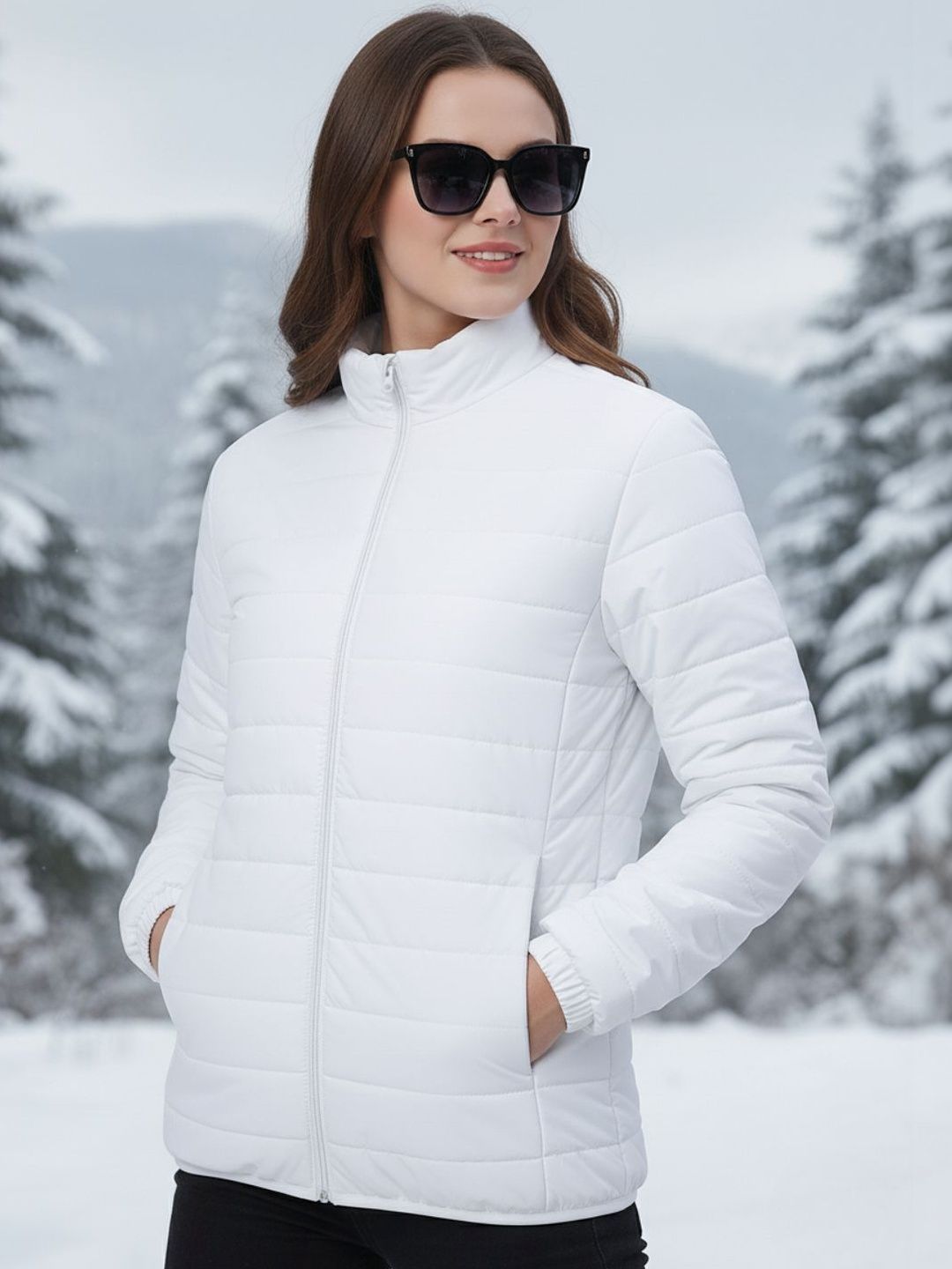 HERE&NOW Women Lightweight Outdoor Puffer Jacket-picture-25