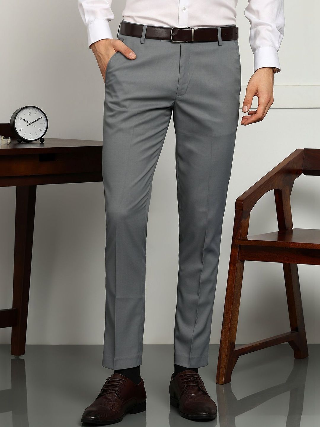 encore by INVICTUS Men Slim Fit Trousers-picture-18