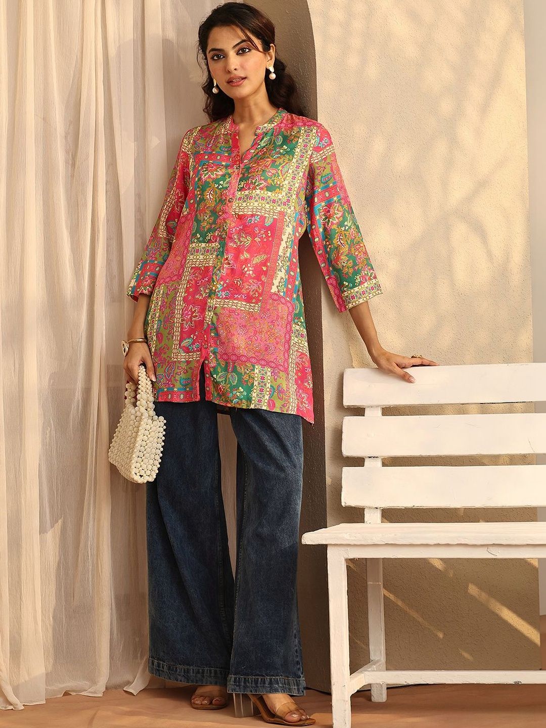Libas Ethnic Motifs Printed Kurti-image-29