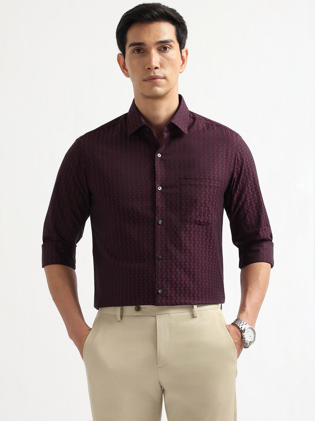 Arrow Men Slim Fit Formal Shirt-picture-35