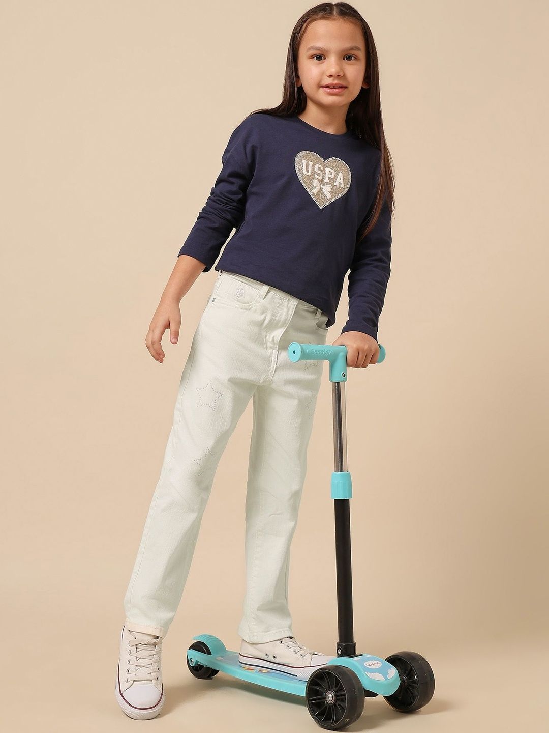 U.S. Polo Assn. Kids Girls Mid-Rise Jeans-picture-39